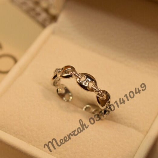 Elegant silver Adjustable Ring for Girls/Women