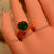 Beautiful Green Adjustable Ring for Girls/Women