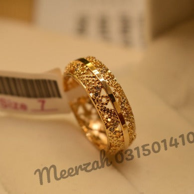 Beautiful Fancy Design Golden Ring for Girls/Women