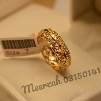 Beautiful Fancy Design Golden Ring for Girls/Women