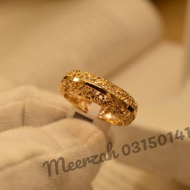 Beautiful Fancy Design Golden Ring for Girls/Women