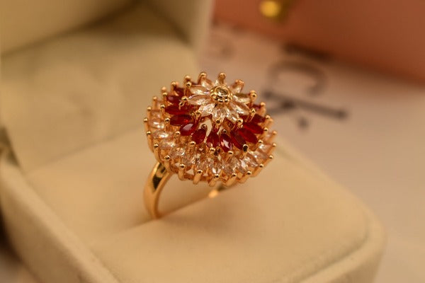 Beautiful Elegant Design Crystal Rings for Girls/Women