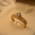 Eelegant Golden/Silver Design Crystal Rings for Girls/Women