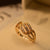 Elegant Fancy Golden/Silver Design Crystal Rings for Girls/Women