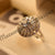 Antique Silver Zircon Crystal Ring for Girls/Women - Meerzah