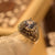 Antique Stone Zircon Silver Crystal Ring for Girls/Women - Meerzah