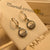 Fancy Silver Design Crystal Earings for Girls/Women - Meerzah