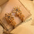 Fancy Stylish Golden Design Crystal Earings for Girls/Women - Meerzah