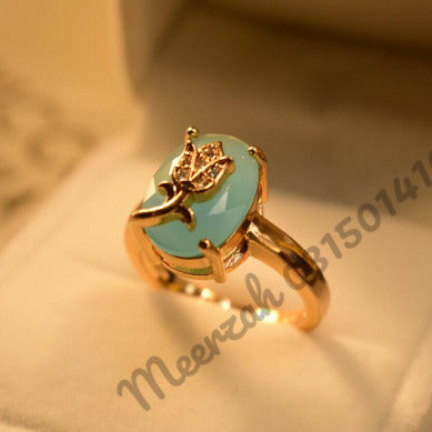 Hot Selling 925 Sterling Silver Natural Larimar Ring Womens Engagement  Wedding Ring For Gift - Rings - AliExpress
