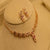 Fancy Heart Golden Design Necklace set for Girls/Women