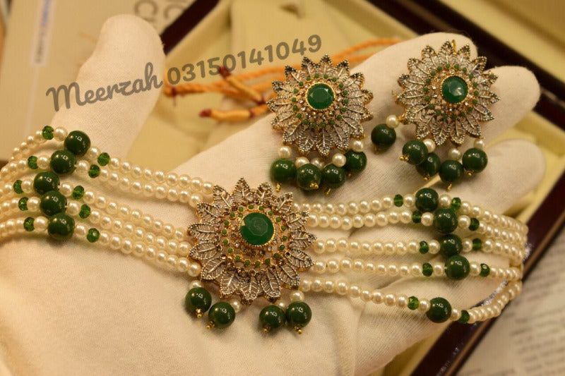 Beautiful Elegant Turkish Style Bridal CHOKER Sets for Girls/Women