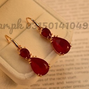 Beautiful Stone Crystal Earings for Girls/Women - Meerzah