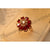 Elegant Maroon GoldenGolden Cut Stone Crystal Ring for Girls/Women - Meerzah