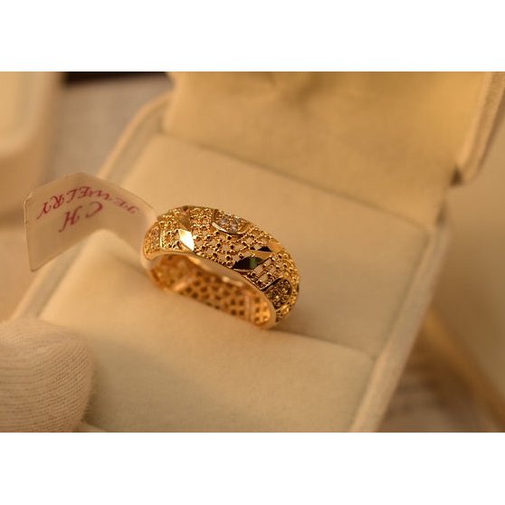 Stearling Gold Plated zircon Ring for Girls/Women - Meerzah