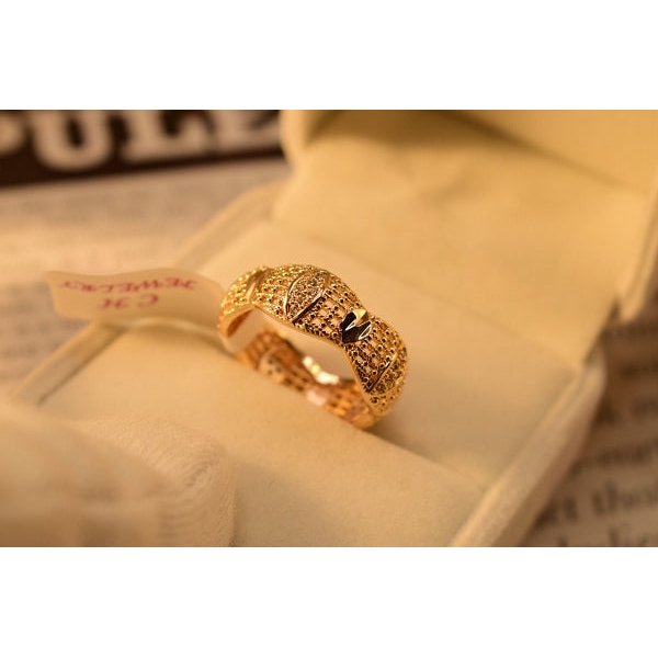 Fancy Gold Plated zircon Ring for Girls/Women - Meerzah