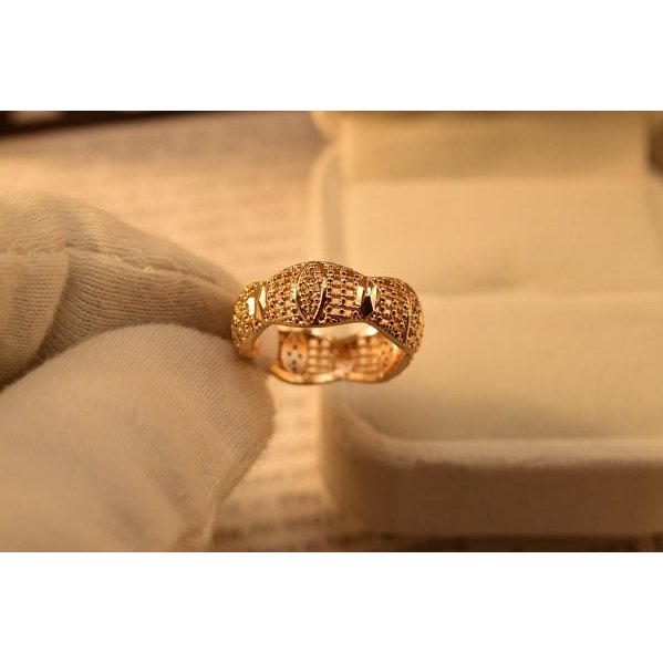 Fancy Gold Plated zircon Ring for Girls/Women - Meerzah